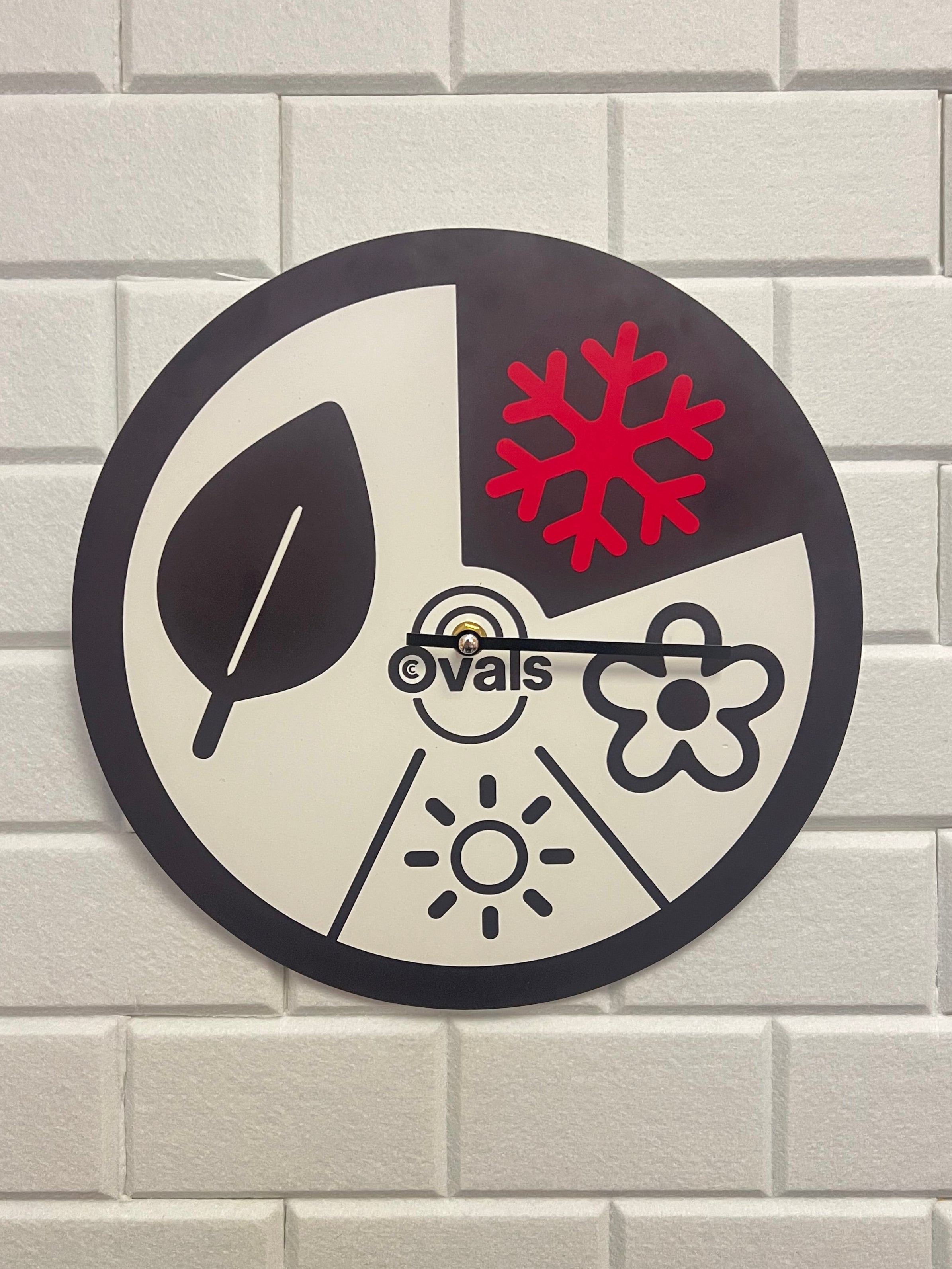 Ovals Clock