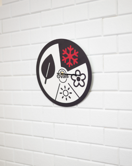 Ovals Clock