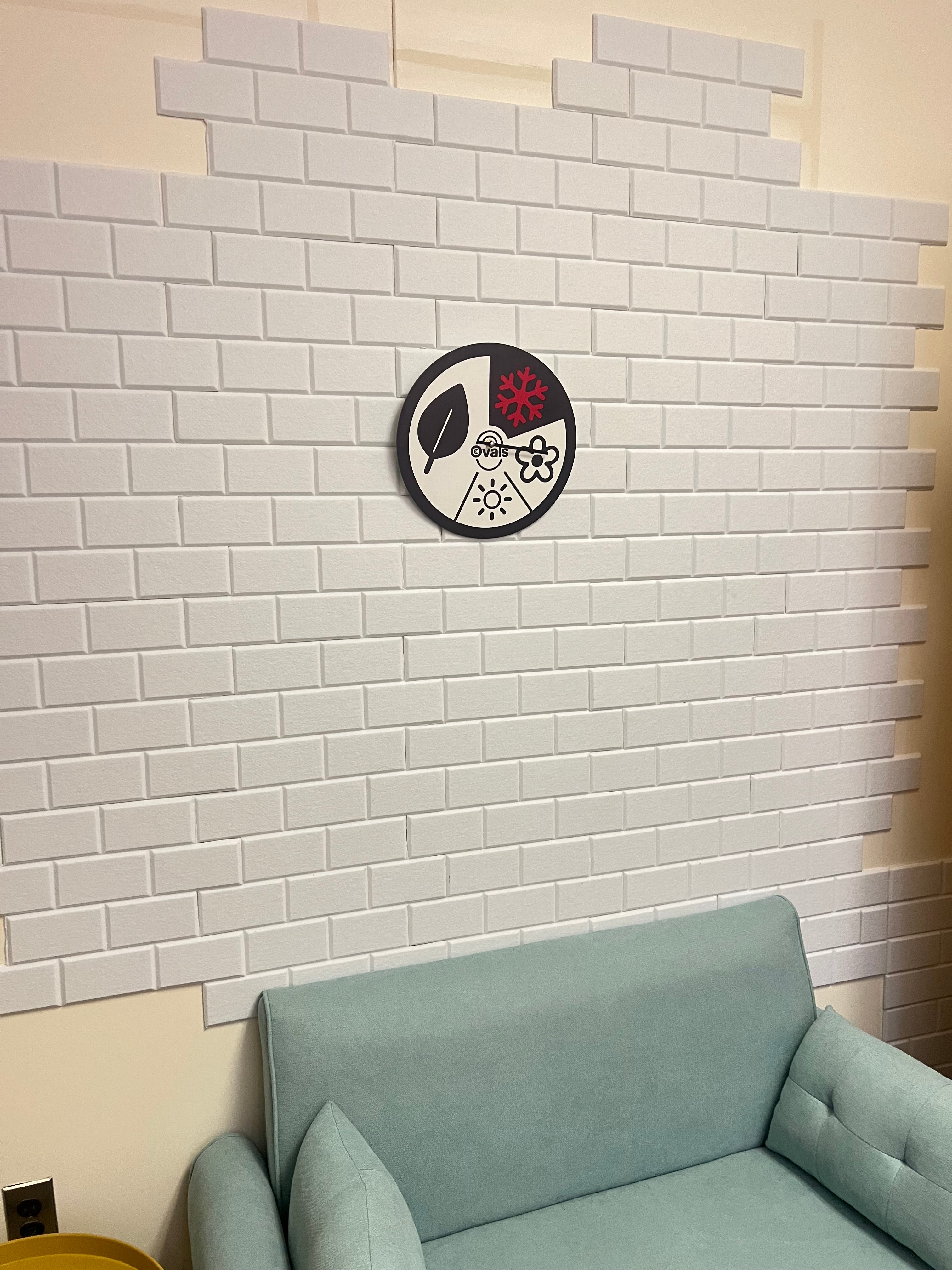 Ovals Clock